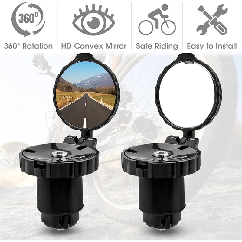 Bicycle Handlebar Convex Mirro - مراجعة Mirror Handlebar Convex وسعره