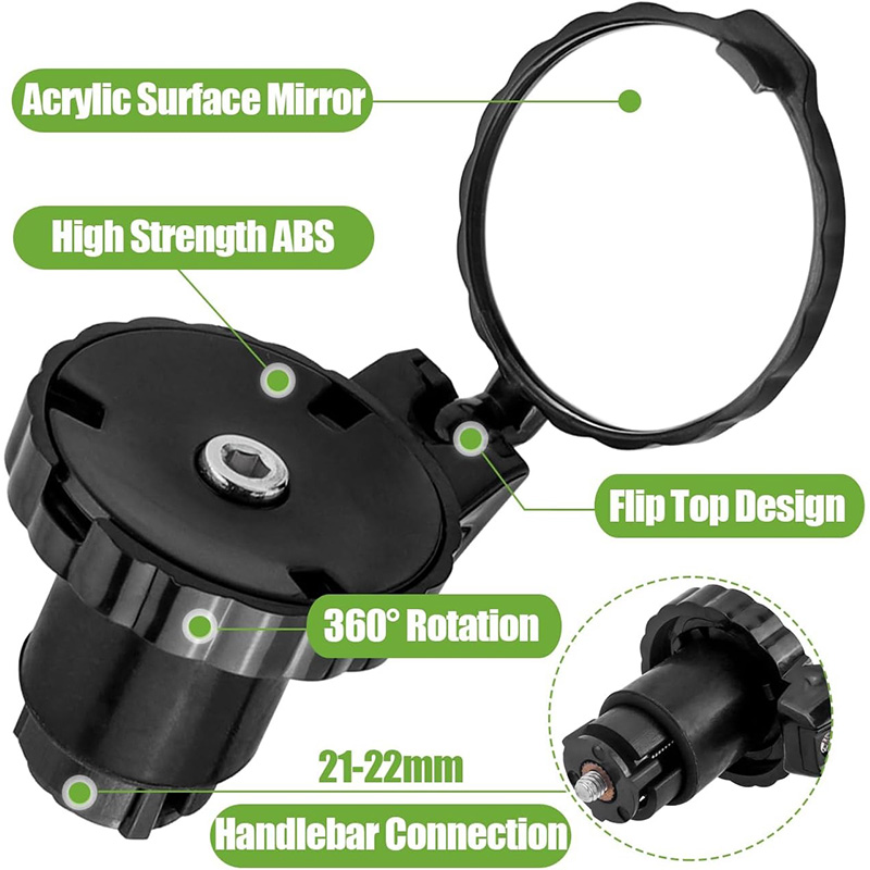 Bicycle Handlebar Convex Mirro - مراجعة Mirror Handlebar Convex وسعره