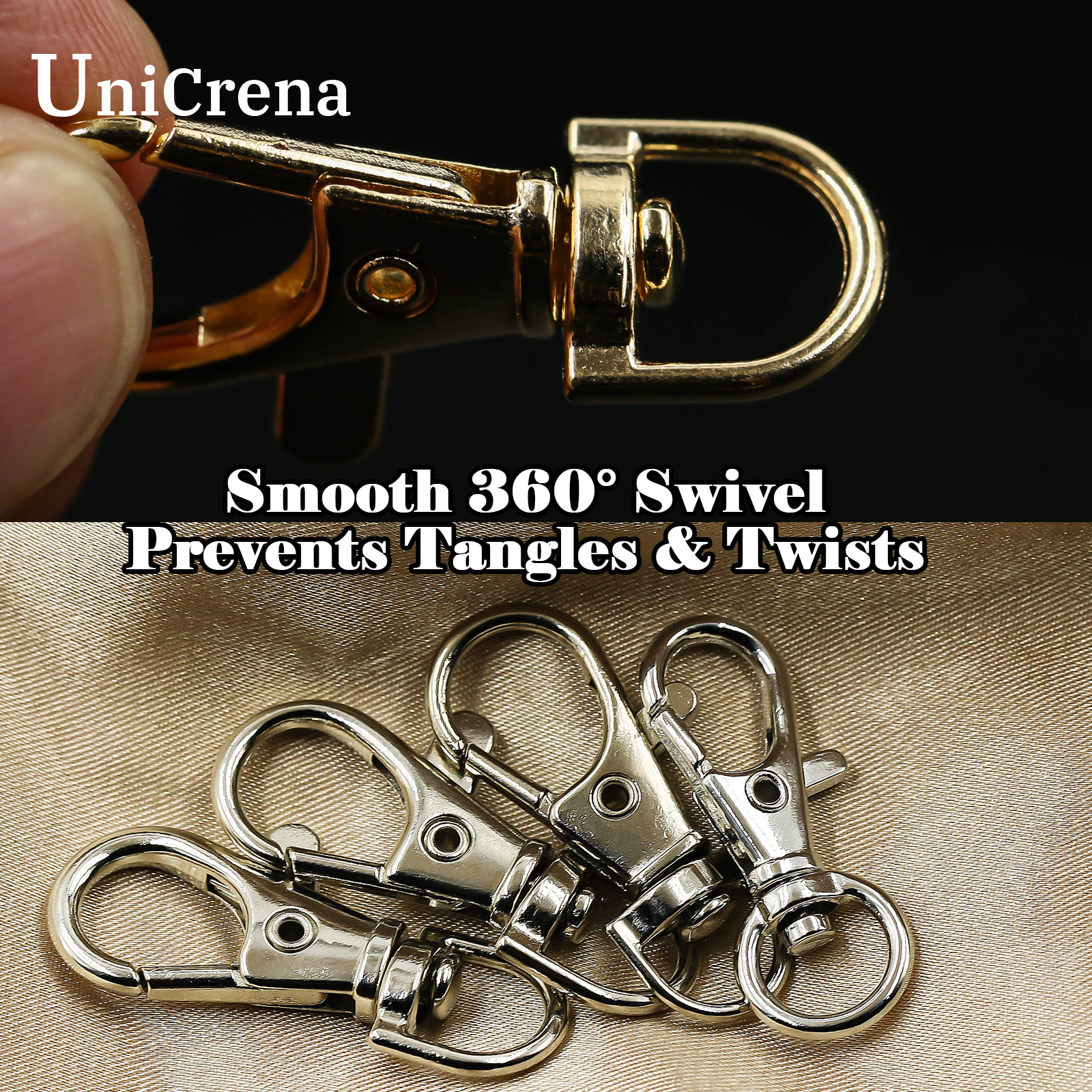 UniCrena Swivel Snap Hooks Lob - مراجعة Chain Lock Combination وسعره