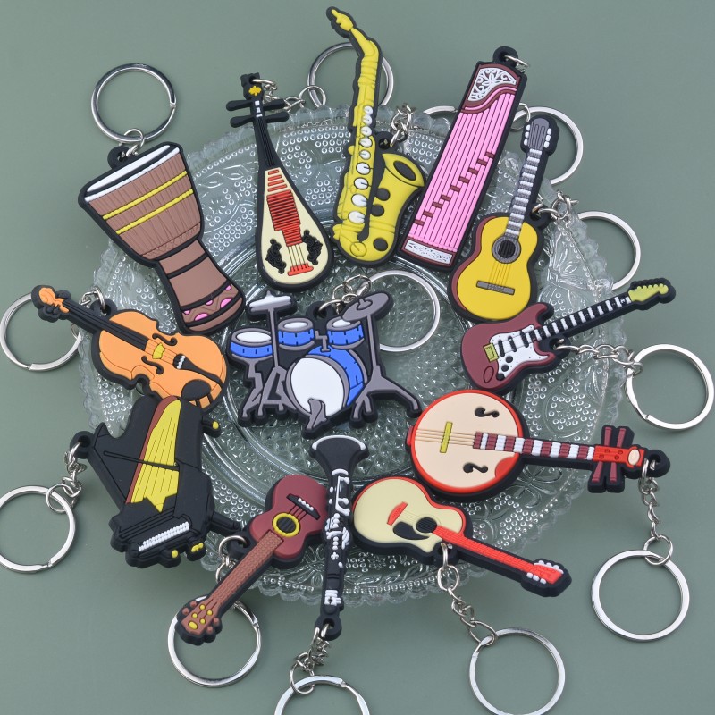 Cute Musical Instrument Keycha - مراجعة Chain Lock Combination وسعره