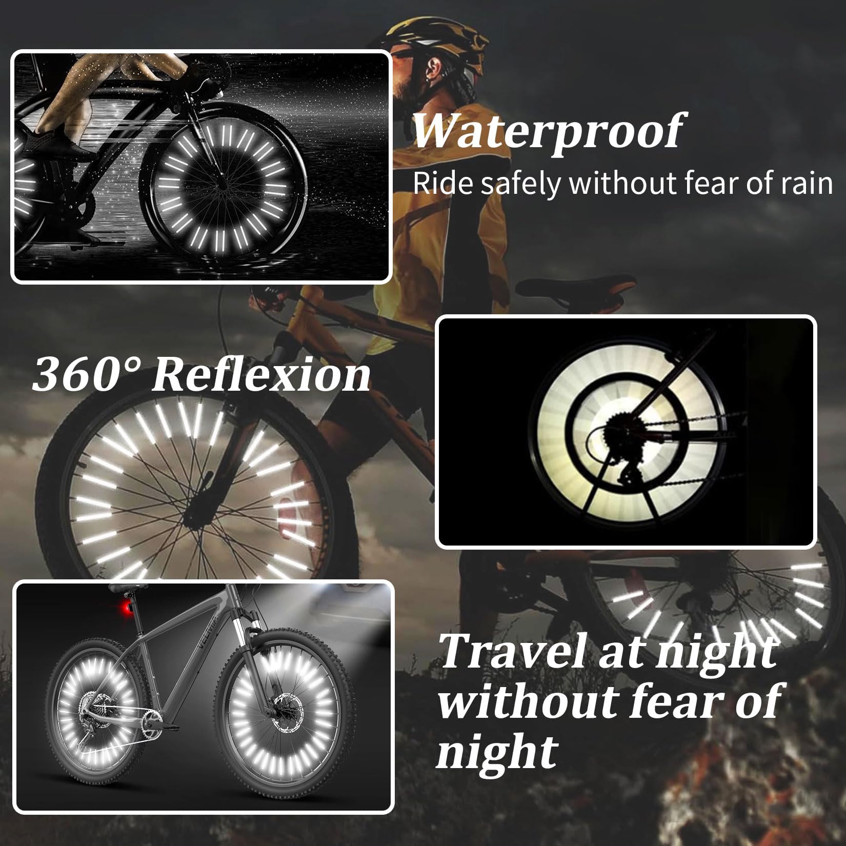 Bike Spoke Reflectors Set - 36 - مراجعة Spoke Reflector Set وسعره