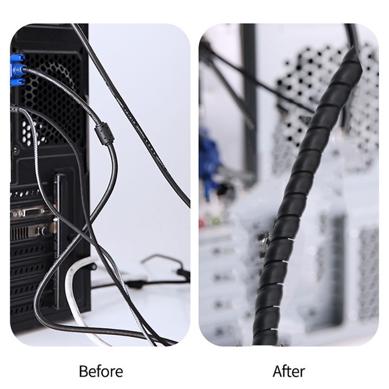 Spiral Cable Wire Wrap Cable W - مراجعة Cable Lock Flexible وسعره