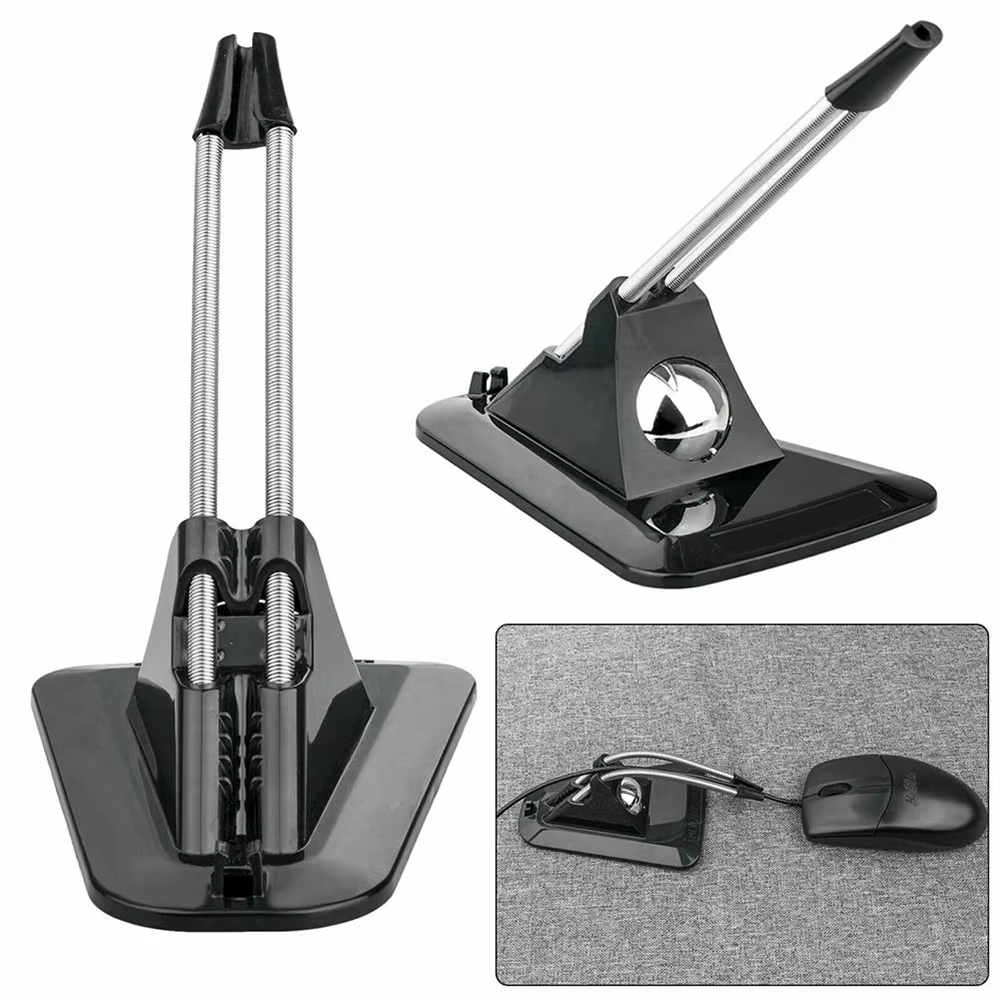 Mouse Cable Holder Computer PC - مراجعة Cable Lock Flexible وسعره