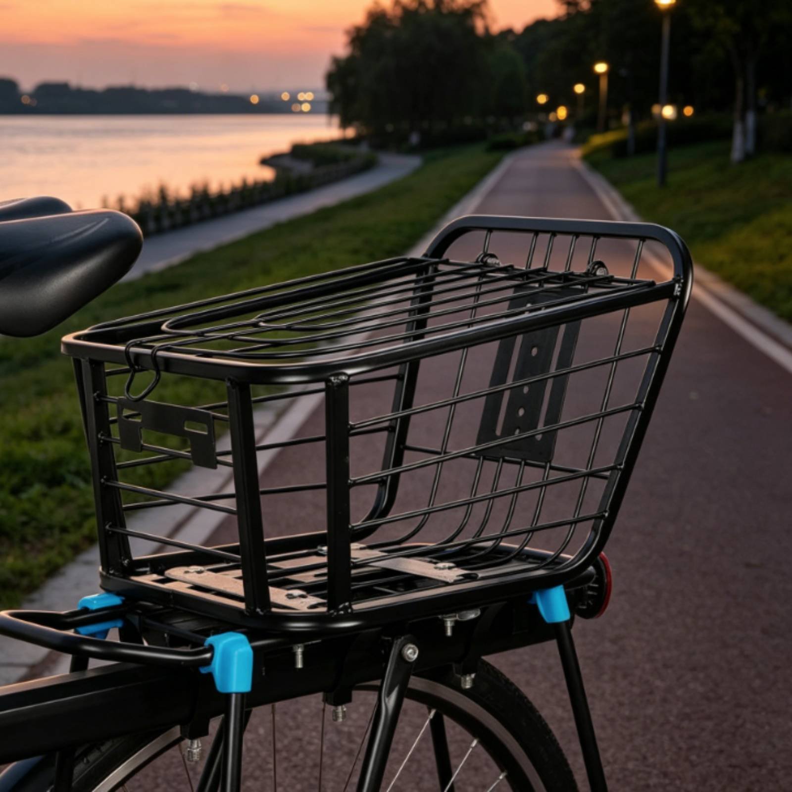 Folding Rear Bike Basket Folda - مراجعة Cycling Commute Gear وسعره