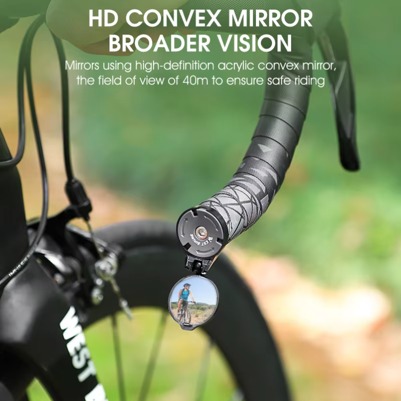 WEST BIKING Bike Rearview Mirr - مراجعة Mirror Handlebar Convex وسعره