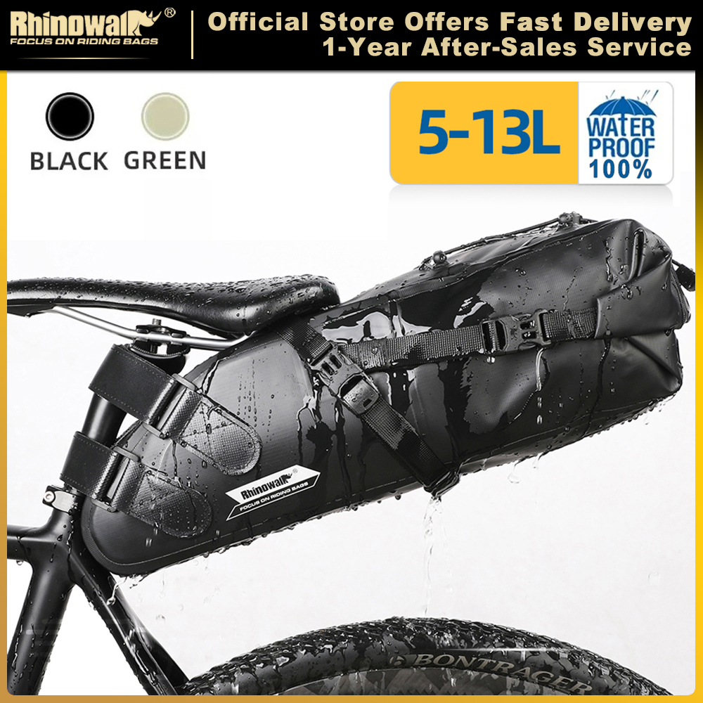 Rhinowalk Bike Saddle Bag Wate - مراجعة Panniers Waterproof Rear وسعره