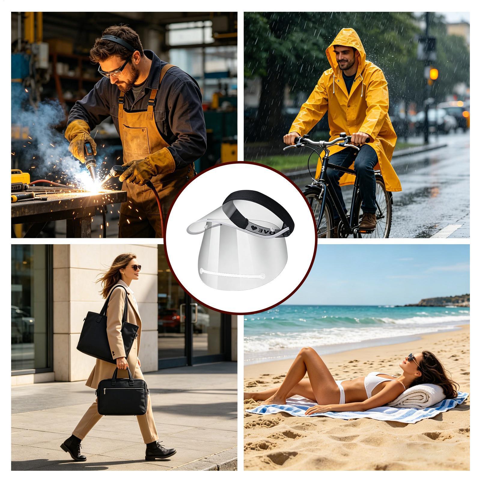 Rainproof Face Shield Clear Wi - مراجعة Cycling Commute Rain وسعره