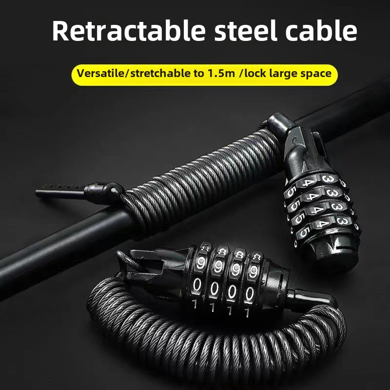 For Motorcycle Bicycle Anti-Th - مراجعة Chain Lock Combination وسعره