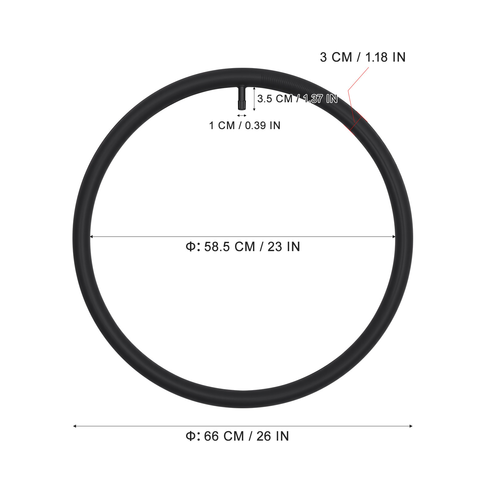 2Pcs Cycling Inner Tubes for S - مراجعة Cycling Commute Gear وسعره