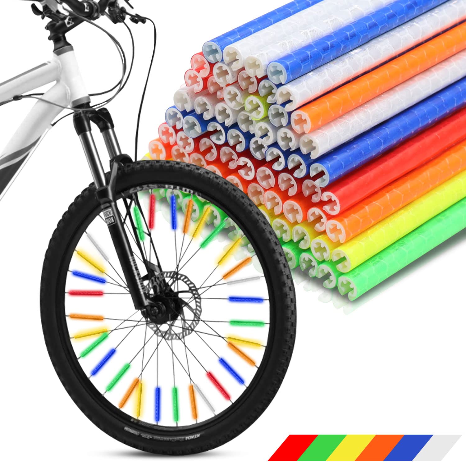 Bicycle Spoke Reflectors Set,  - مراجعة Spoke Reflector Set وسعره