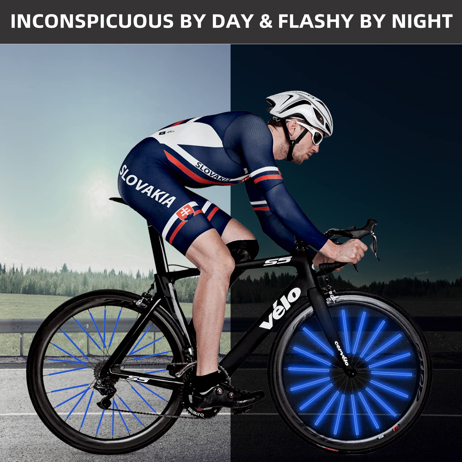 Bicycle Spoke Reflectors Set,  - مراجعة Spoke Reflector Set وسعره