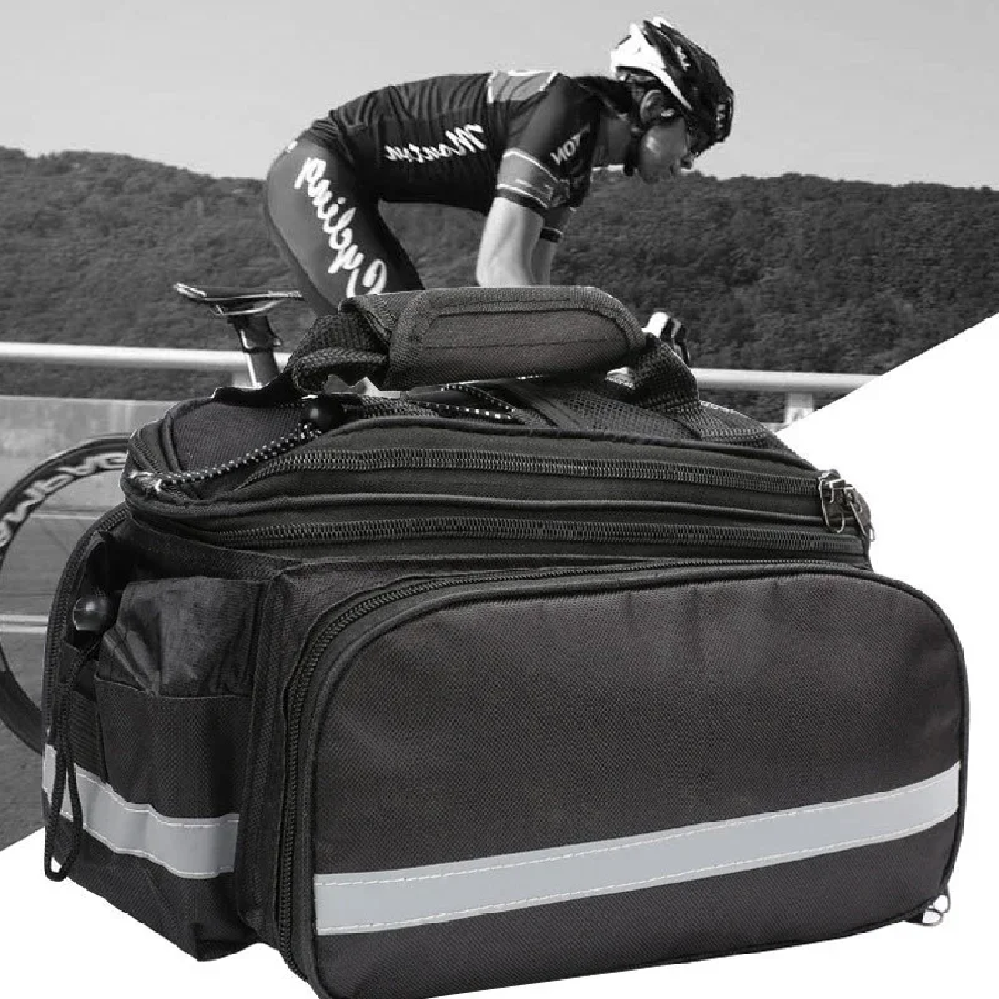 Bike 3 In 1 Waterproof Bicycle - مراجعة Panniers Waterproof Rear وسعره