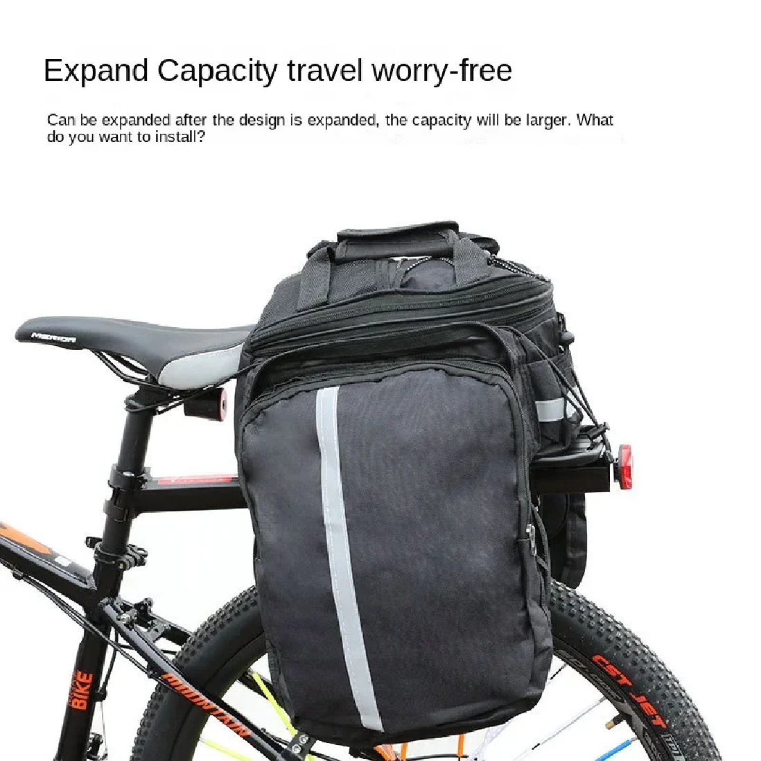 Bike 3 In 1 Waterproof Bicycle - مراجعة Panniers Waterproof Rear وسعره