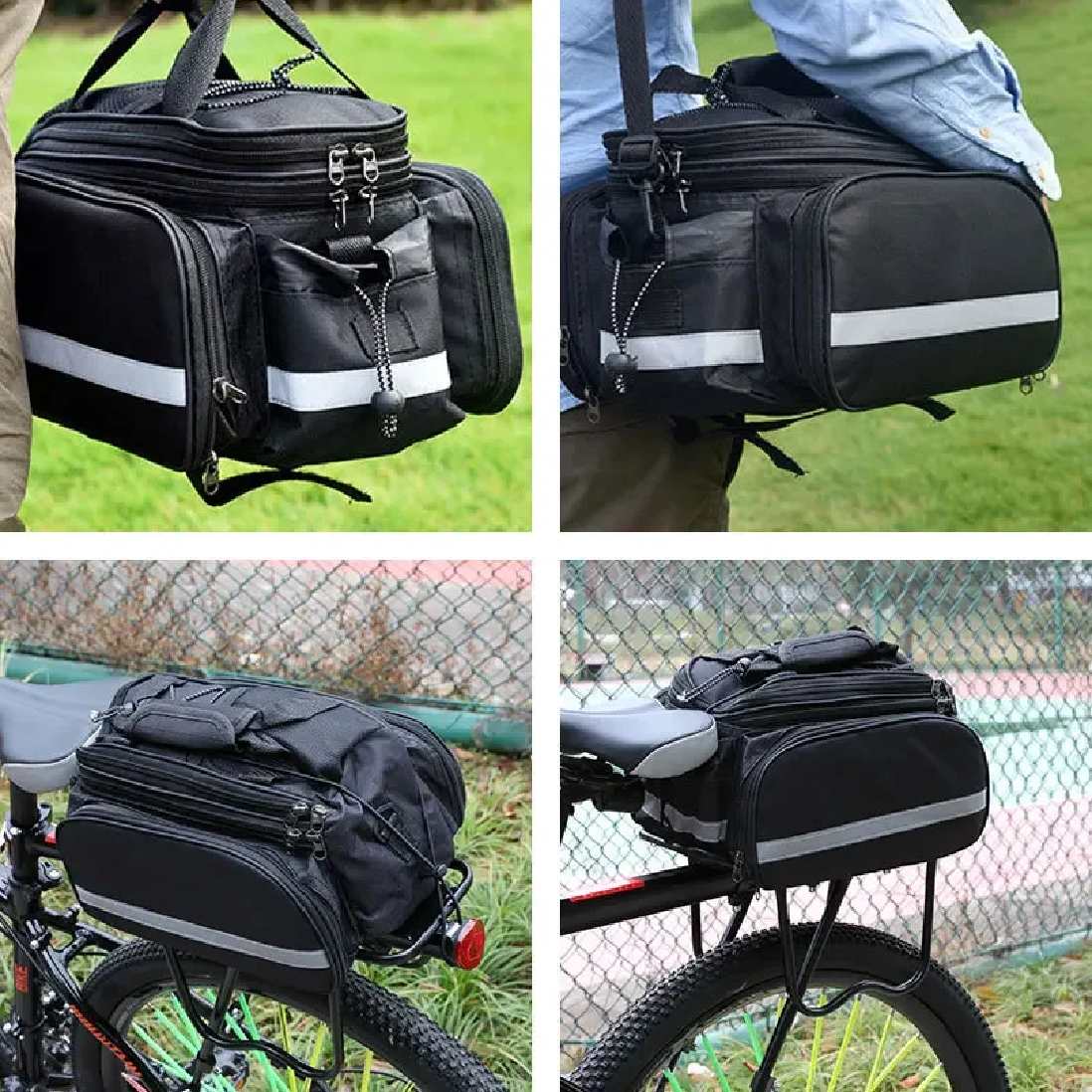 Bike 3 In 1 Waterproof Bicycle - مراجعة Panniers Waterproof Rear وسعره
