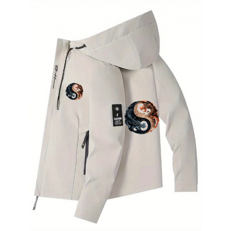 Men's Hooded Jacket - Zippered - مراجعة Cycling Commute Jacket وسعره