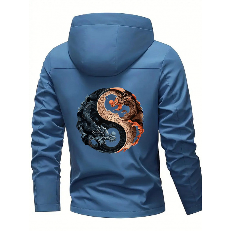 Men's Hooded Jacket - Zippered - مراجعة Cycling Commute Jacket وسعره