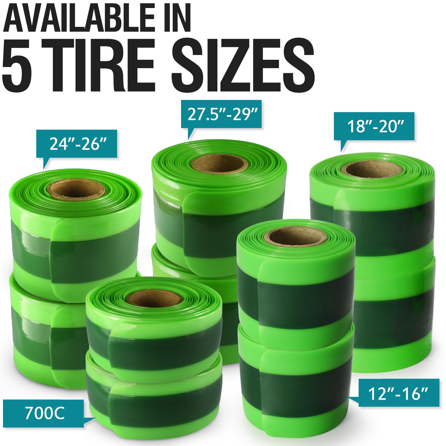 Bike Tire Liner-Help Prevent F - مراجعة Inner Tube 700C وسعره