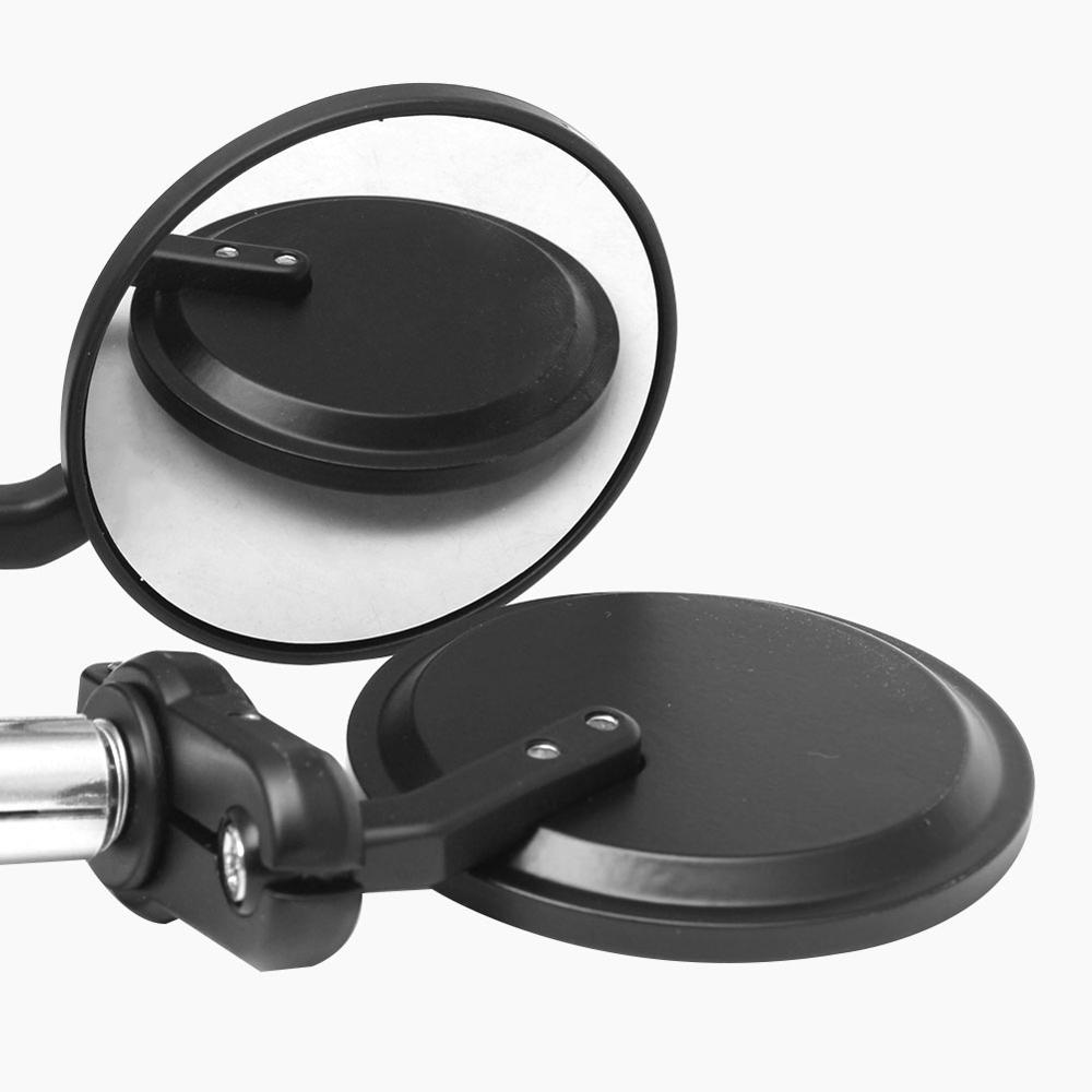 2pcs Motorcycle Mirror Round B - مراجعة Mirror Handlebar Convex وسعره