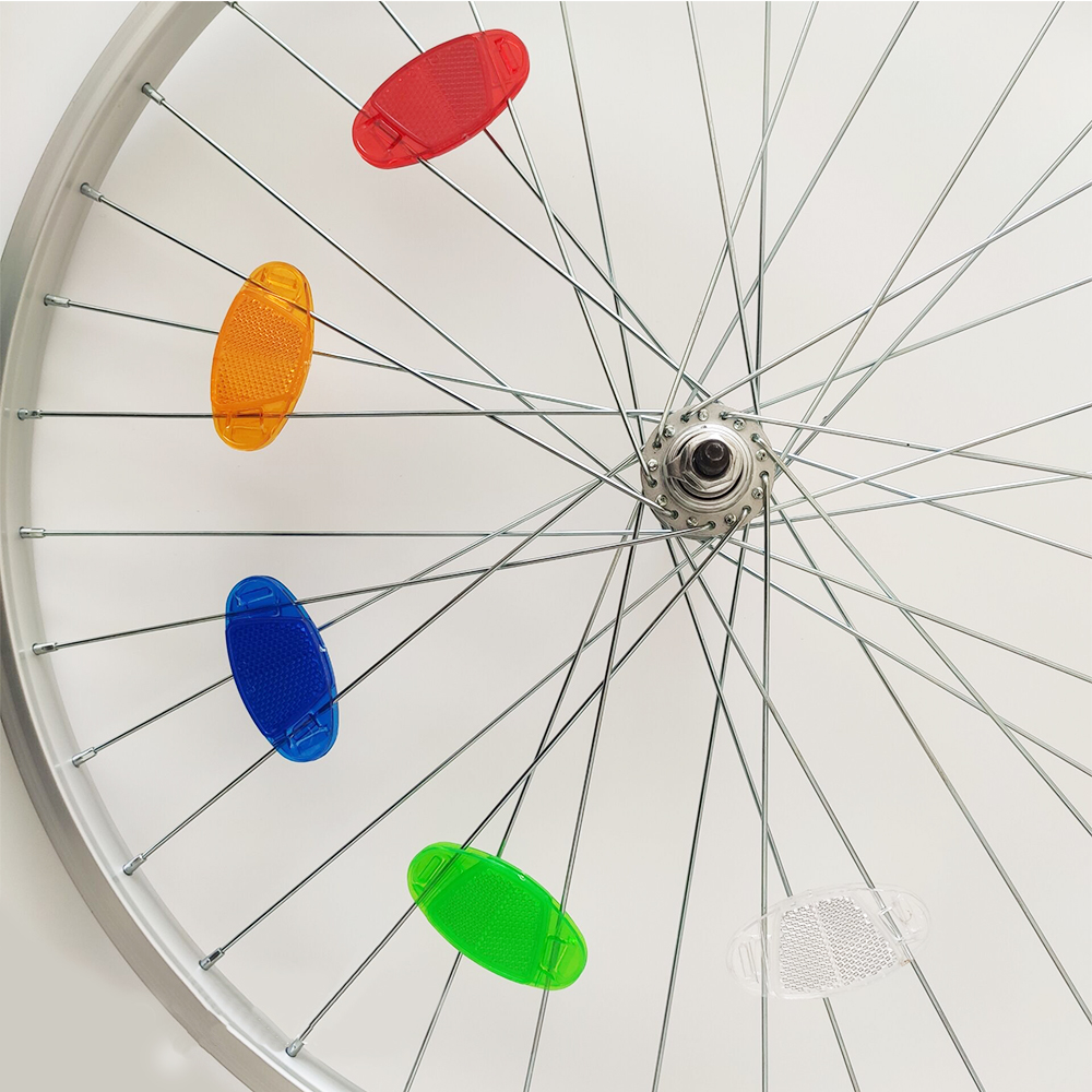 4Pcs/set Bicycle Mountain Bike - مراجعة Spoke Reflector Set وسعره