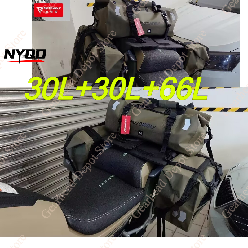 Motowolf Waterproof Large Capa - مراجعة Panniers Waterproof Rear وسعره