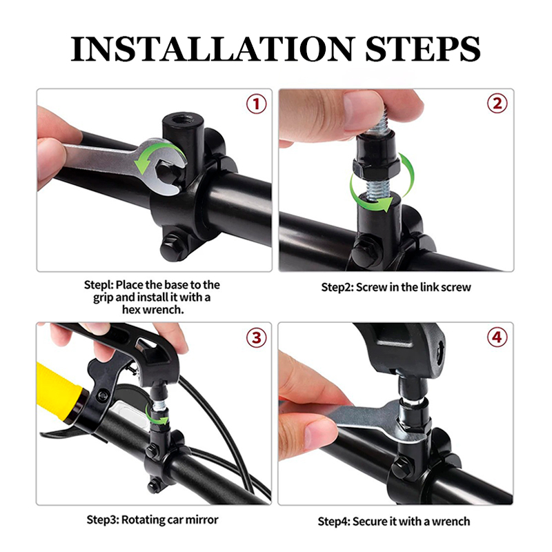 Motorcycle Handlebar Mirror Fo - مراجعة Mirror Handlebar Convex وسعره