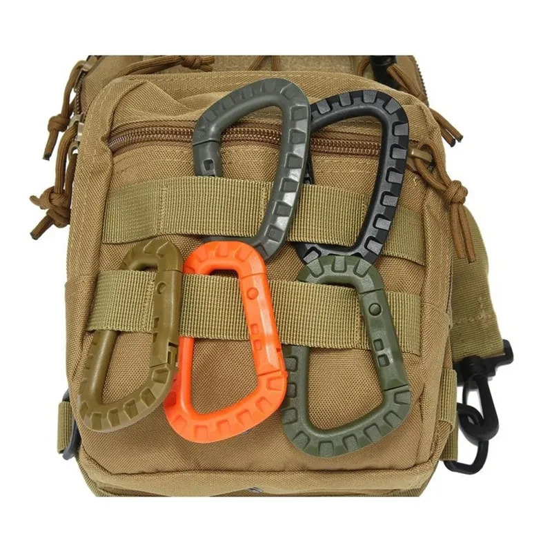 2/5/16Pcs Tactical Carabiner S - مراجعة Chain Lock Combination وسعره