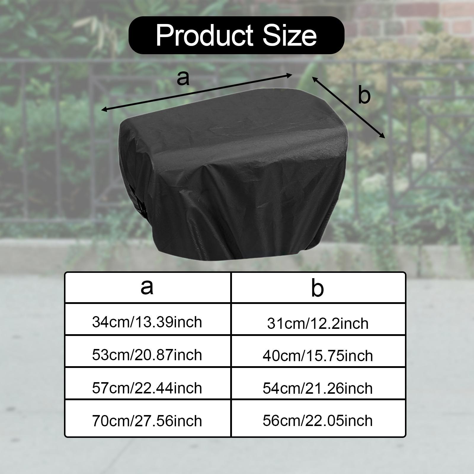 Black Waterproof Bicycle Baske - مراجعة Cycling Commute Rain وسعره