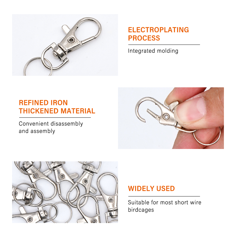 10Pcs Cage Accessories Door Bu - مراجعة Chain Lock Combination وسعره