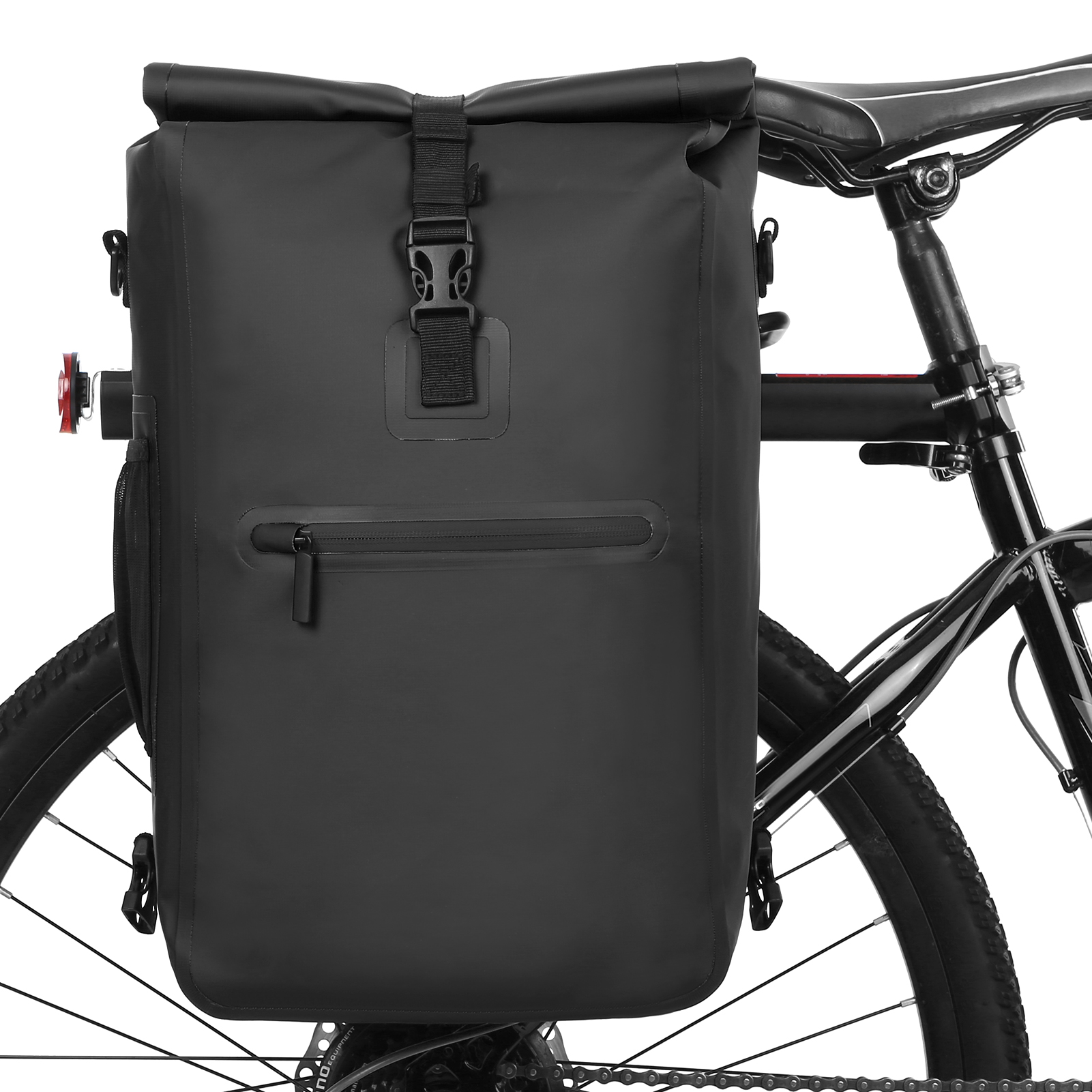 3-in-1 Waterproof Bike Pannier - مراجعة Cycling Commuter Backpack Laptop وسعره