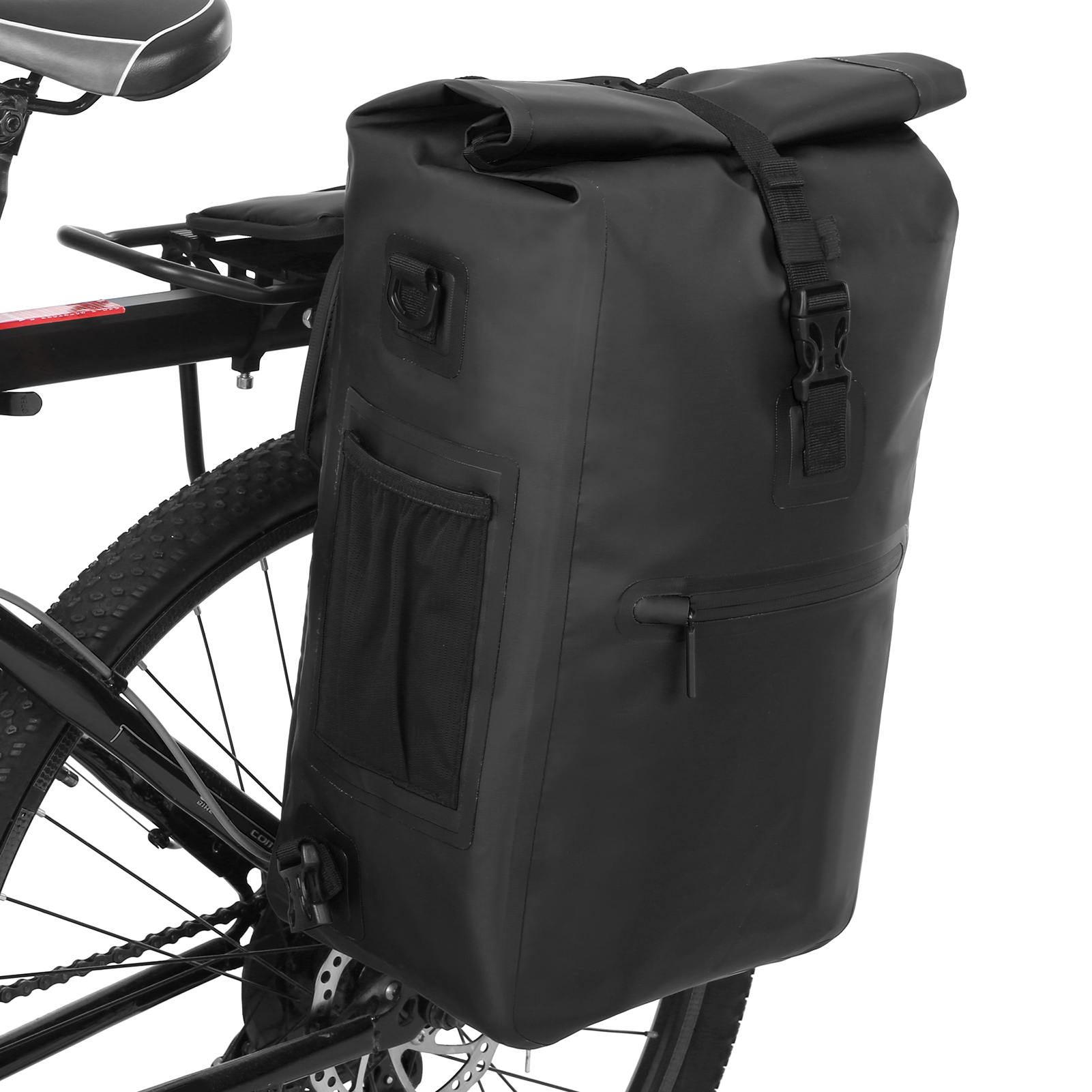 3-in-1 Waterproof Bike Pannier - مراجعة Cycling Commuter Backpack Laptop وسعره