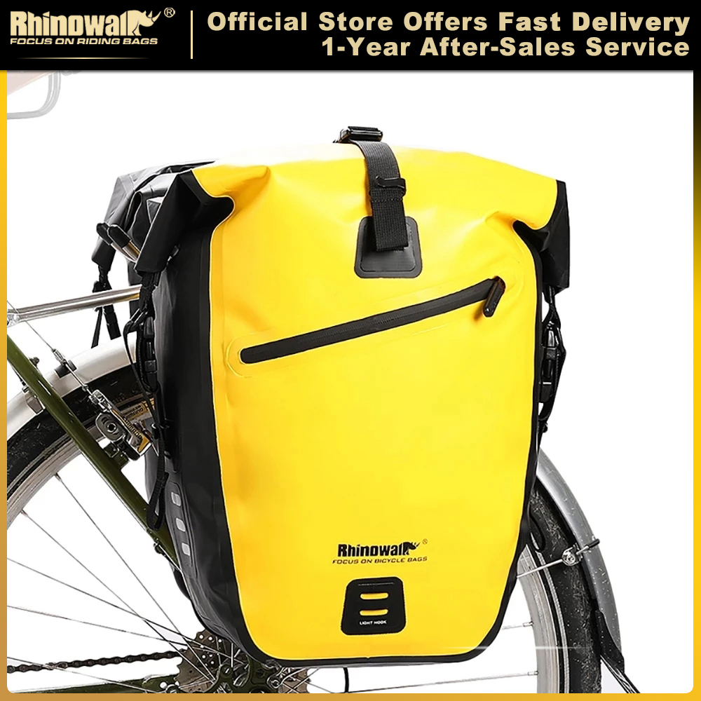 Rhinowalk Waterproof Bike Bag  - مراجعة Panniers Waterproof Rear وسعره