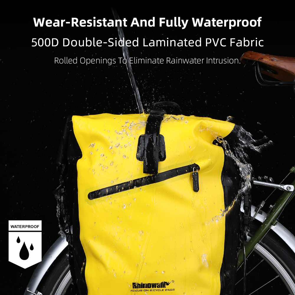 Rhinowalk Waterproof Bike Bag  - مراجعة Panniers Waterproof Rear وسعره