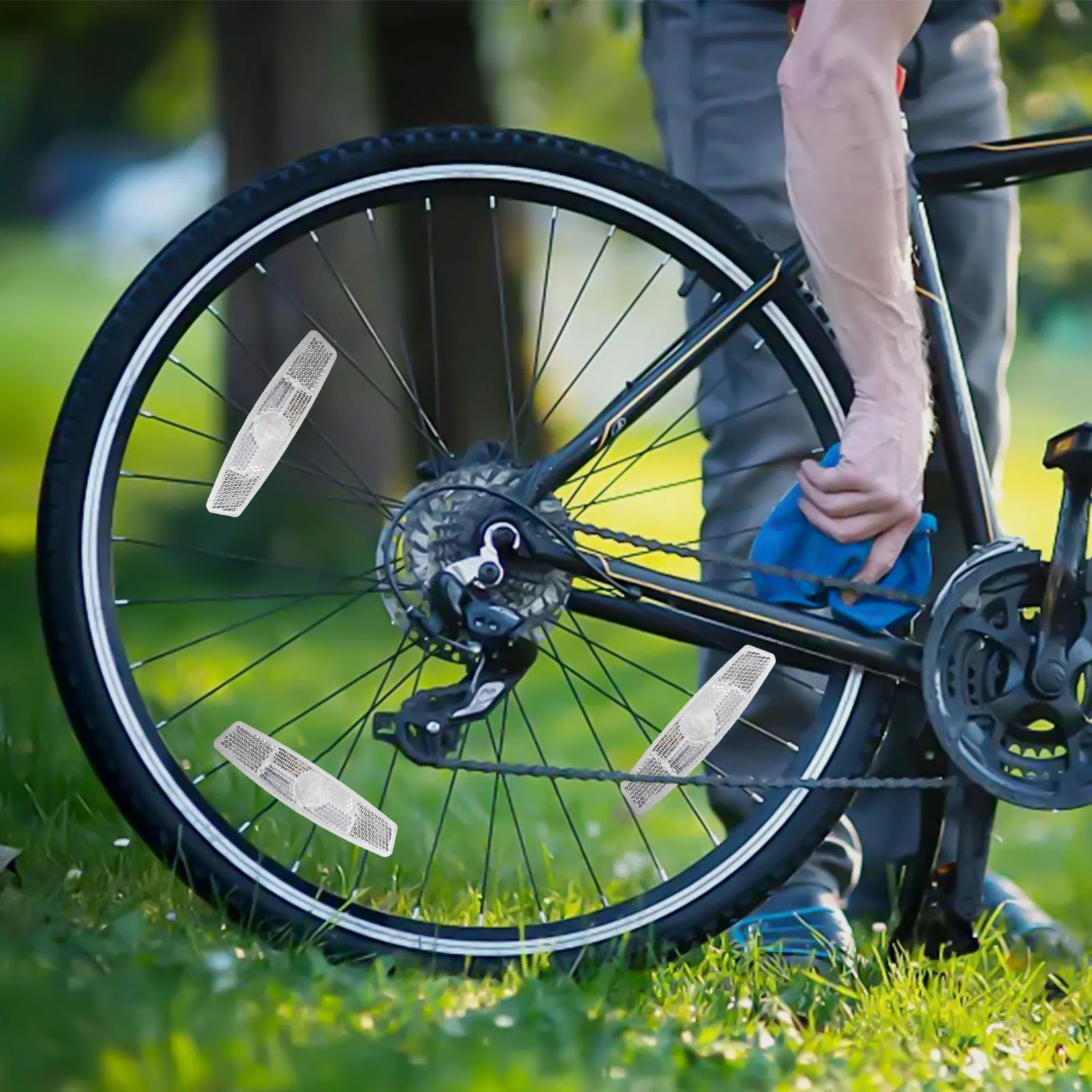 Bicycle Spoke Reflectors 8 Pie - مراجعة Spoke Reflector Set وسعره
