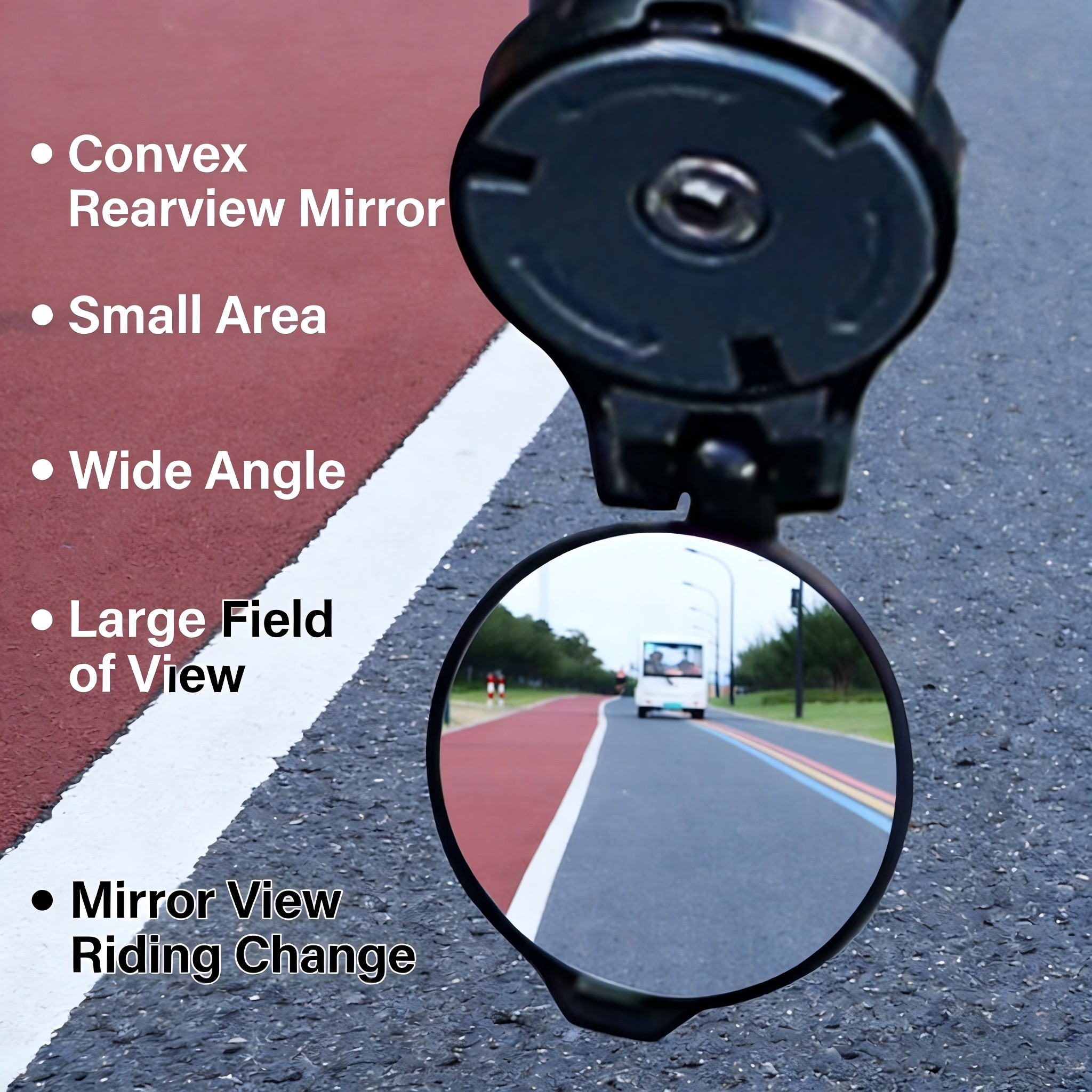 Ultra Compact Cycling Convex M - مراجعة Mirror Handlebar Convex وسعره