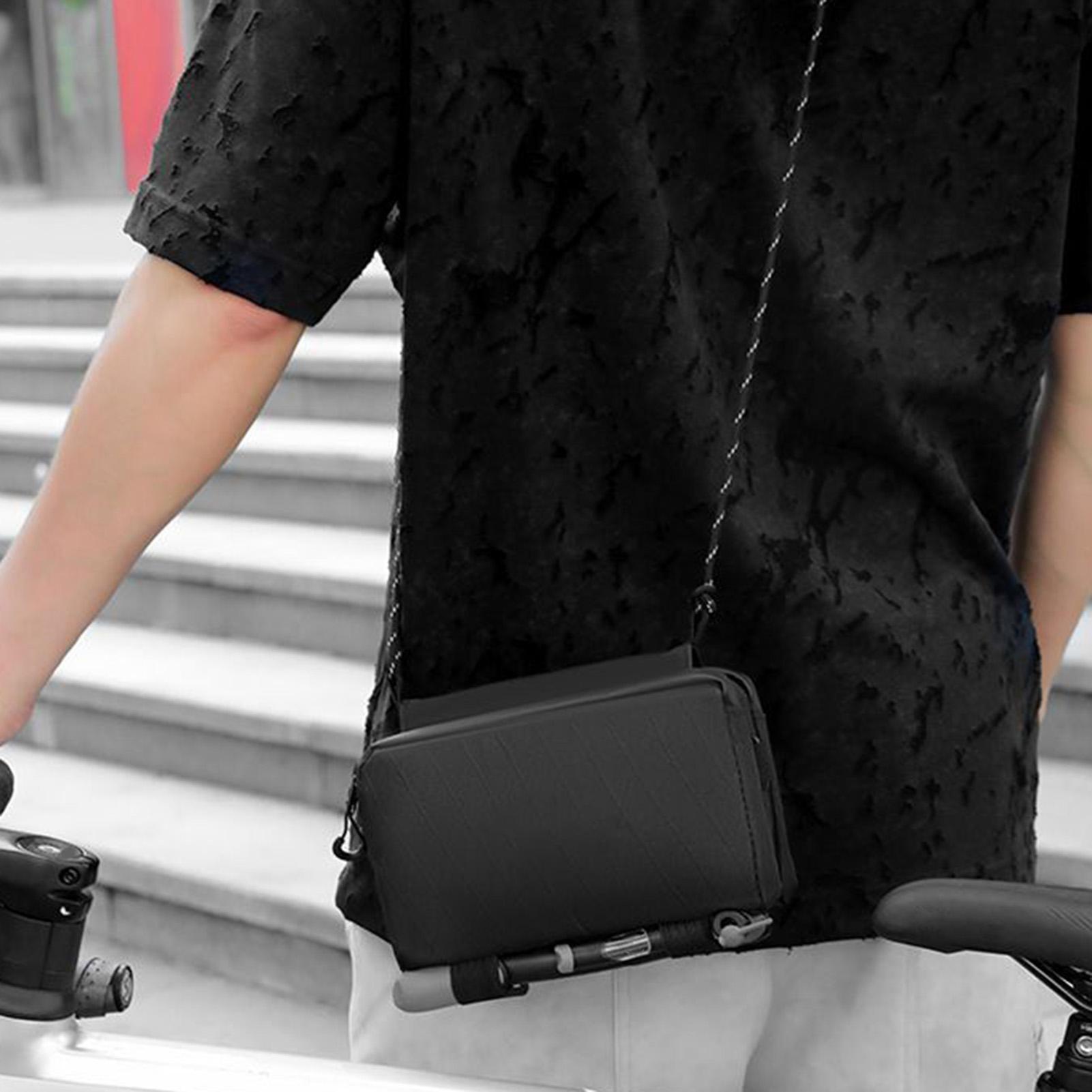 Bike Top Tube Bag Bicycle Fram - مراجعة Cycling Commute Gear وسعره