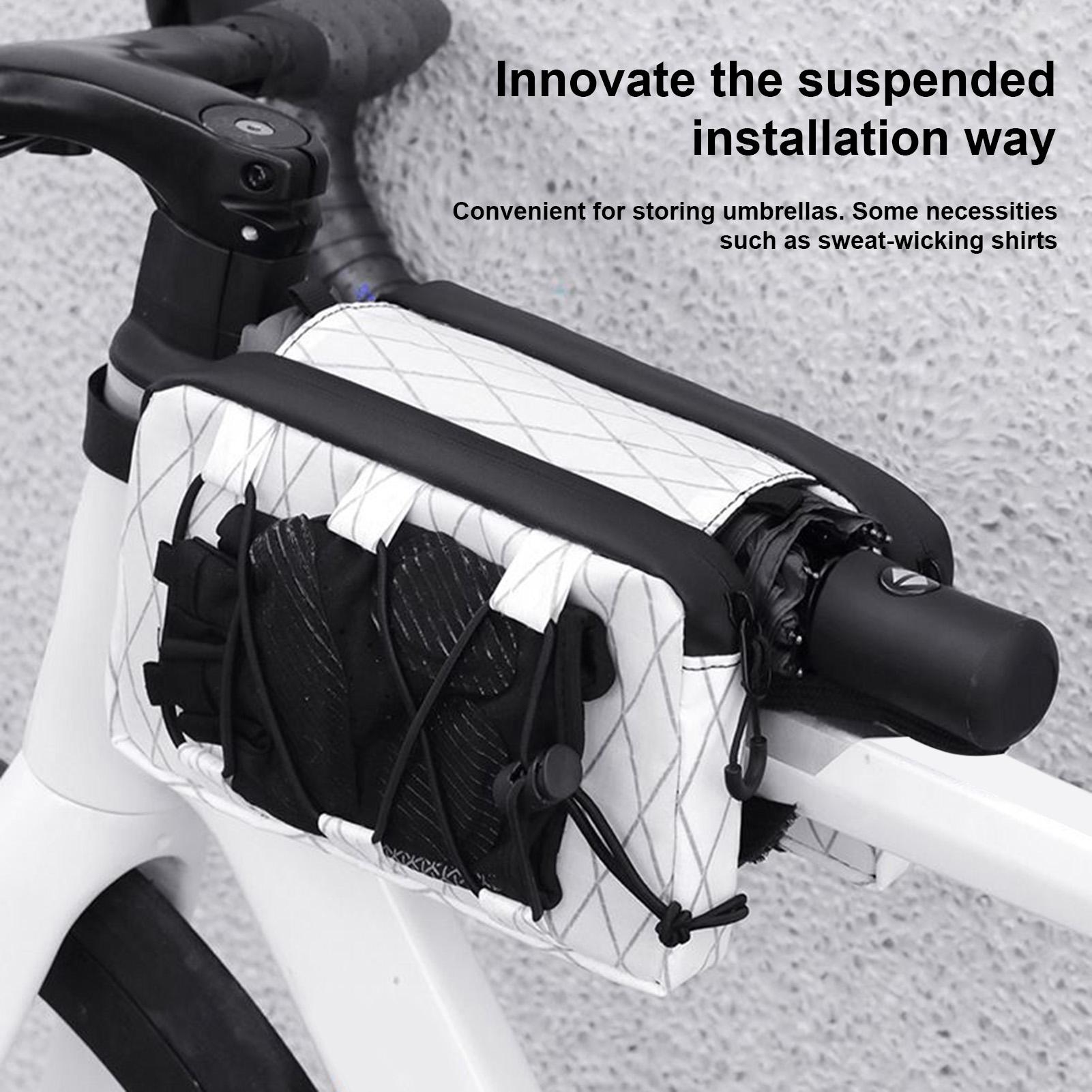 Bike Top Tube Bag Bicycle Fram - مراجعة Cycling Commute Gear وسعره