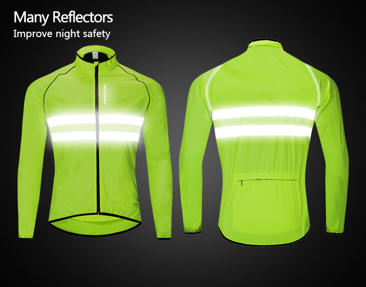 WOSAWE Men Cycling Windbreaker - مراجعة Cycling Commuter Jacket وسعره
