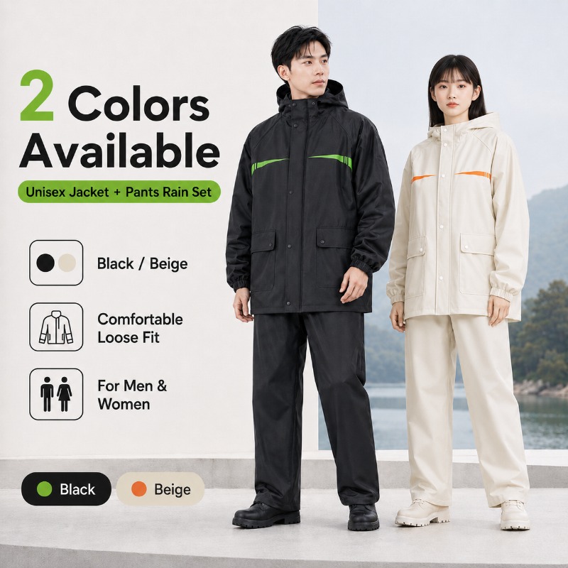Unisex 2-Piece Waterproof Cycl - مراجعة Cycling Commute Jacket وسعره