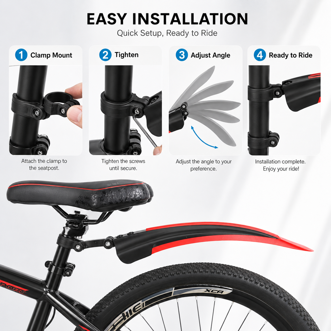 PINMOAP Mtb Road Bike Fender B - مراجعة Cycling Commute Rain وسعره