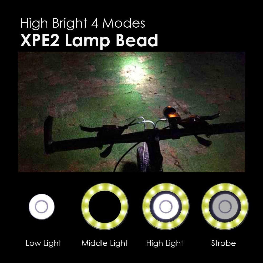LED Waterproof Rechargeable Bi - مراجعة Cycling Commute Gear وسعره
