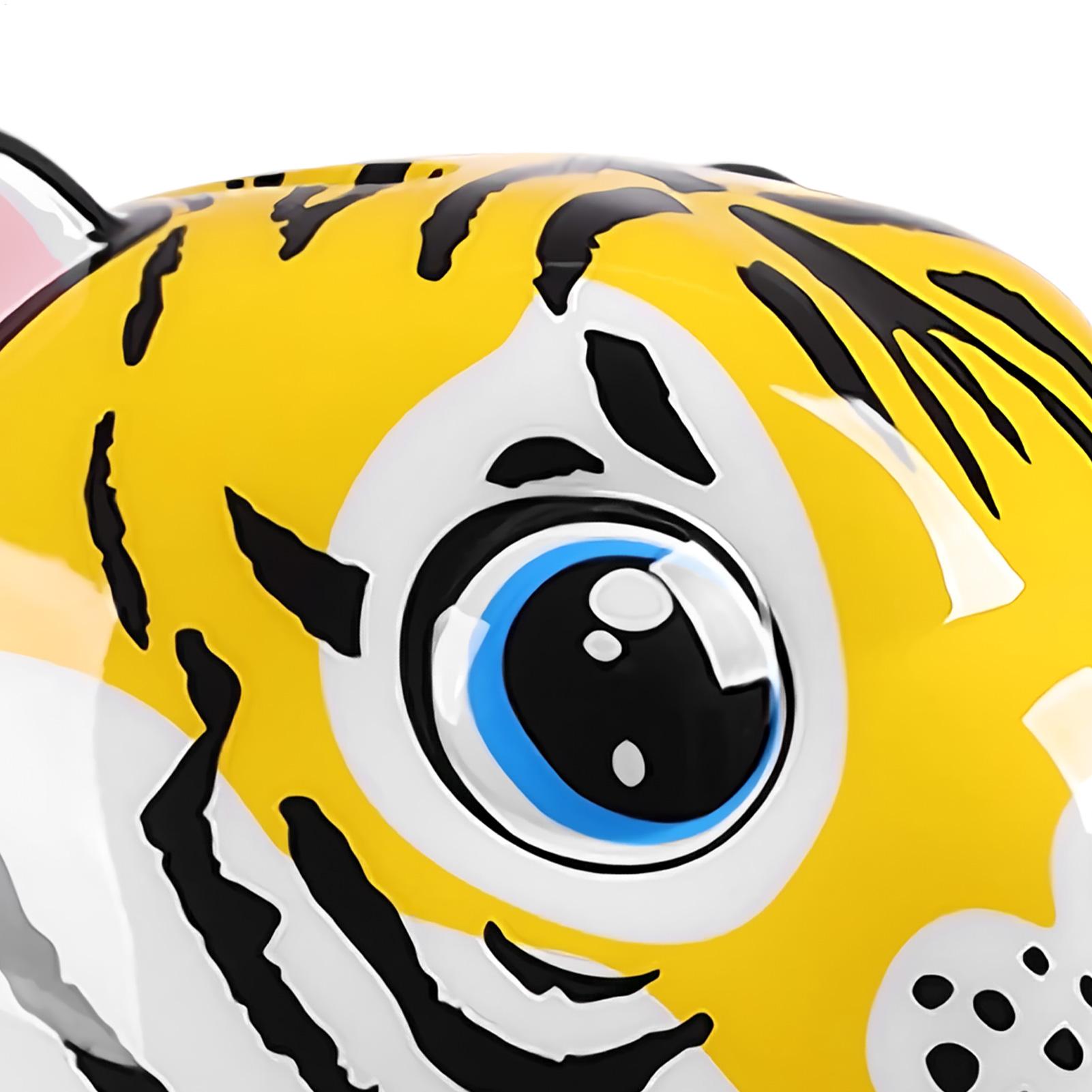 Kids Helmet Tiger Pattern Adju - مراجعة Cycling Commute Gear وسعره