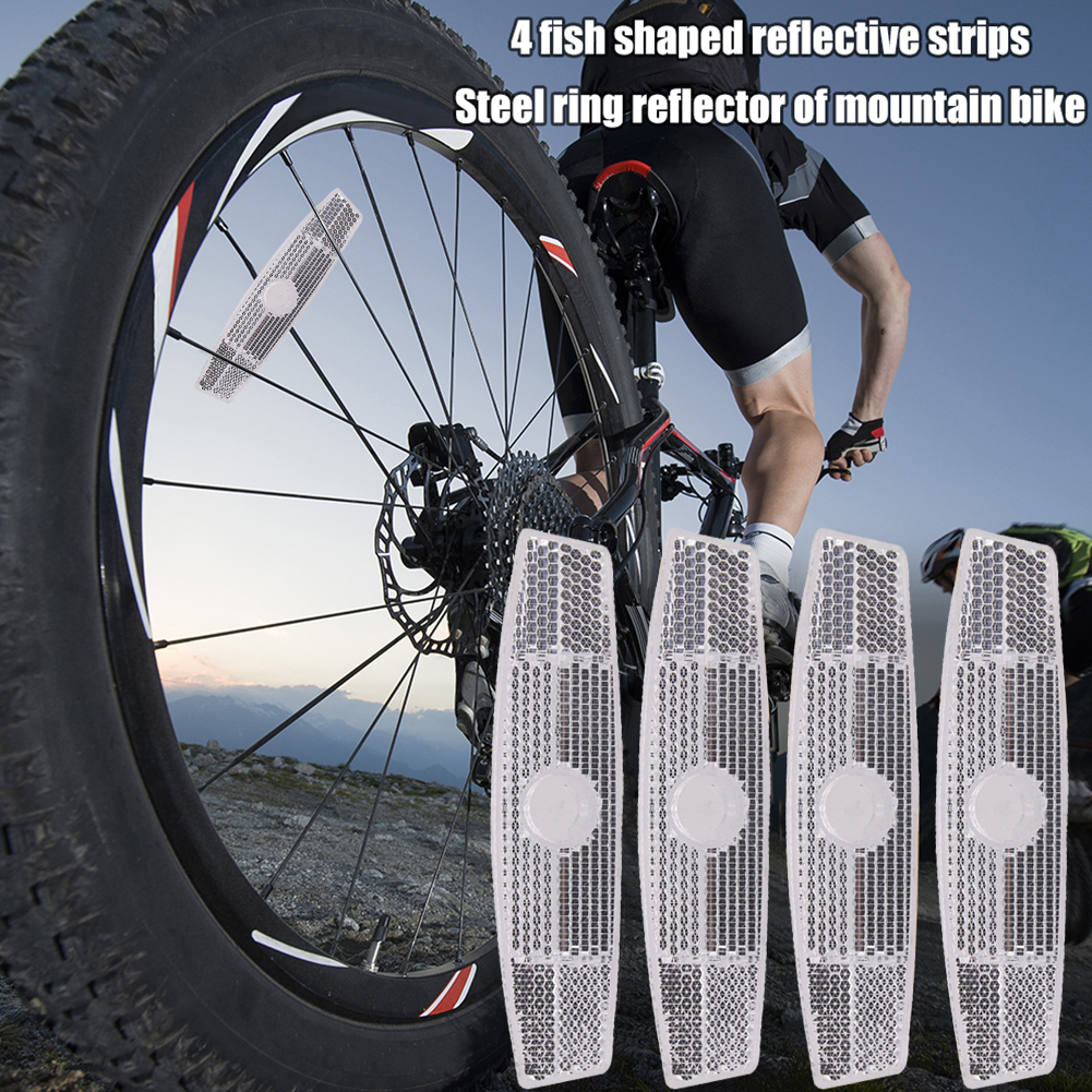 4PCS/Set Bike Spoke Reflectors - مراجعة Spoke Reflector Set وسعره