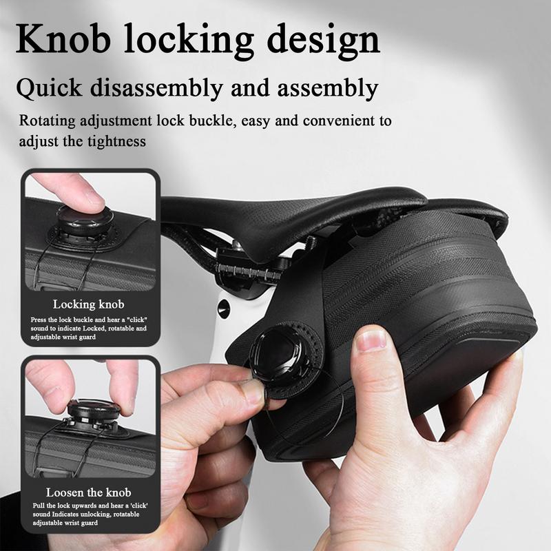 Bike Seat Bag Outdoor Riding O - مراجعة Commuter Bike Lock وسعره
