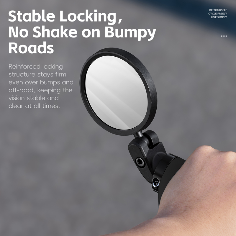 WEST BIKING Convex Bicycle Rea - مراجعة Mirror Handlebar Convex وسعره