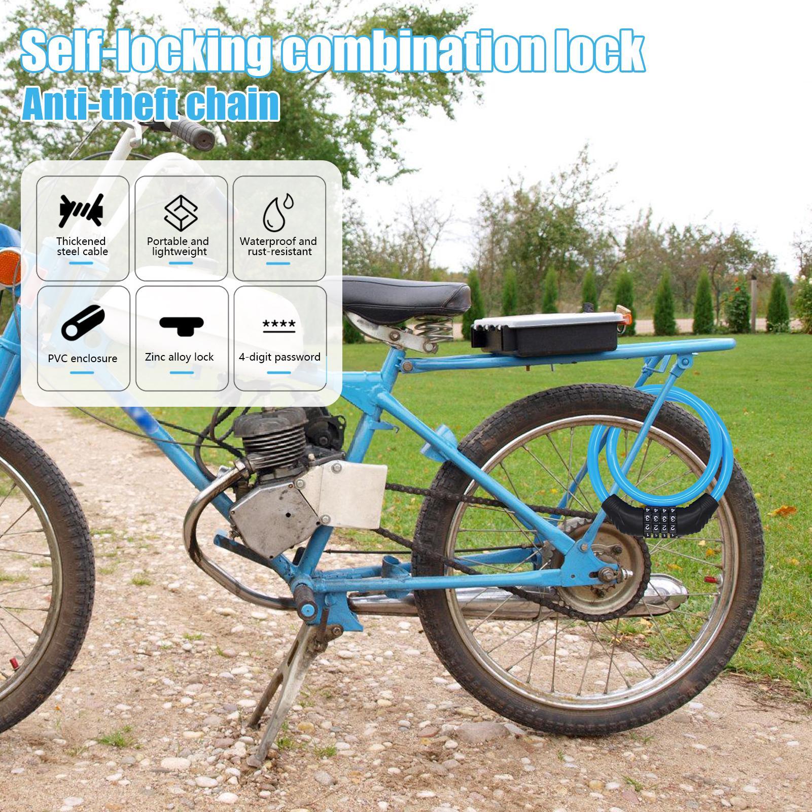 Combination Bike Lock Heavy Du - مراجعة Commuter Bike Lock وسعره