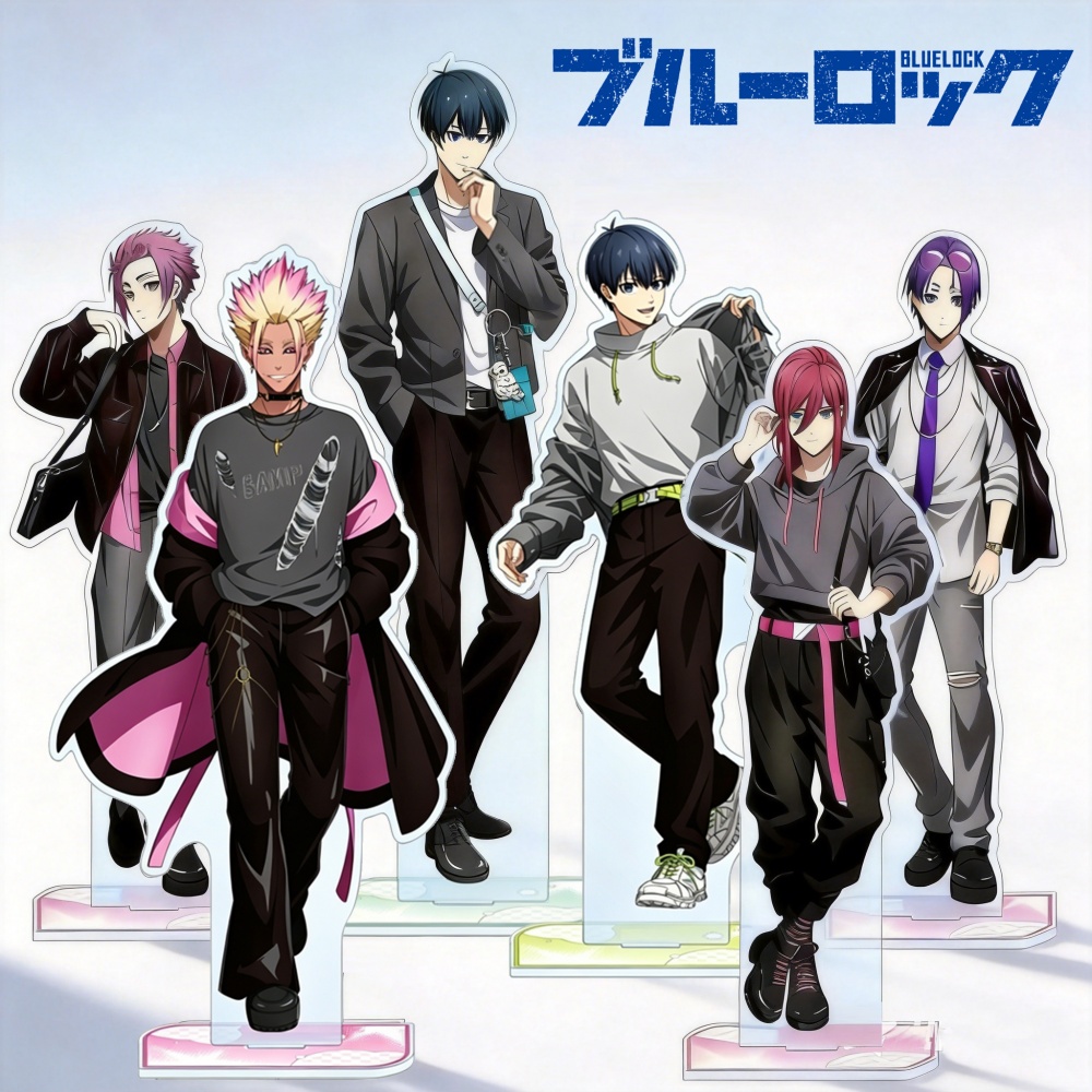 Anime Blue Lock Acrylic Stand  - مراجعة Chain Lock Combination وسعره