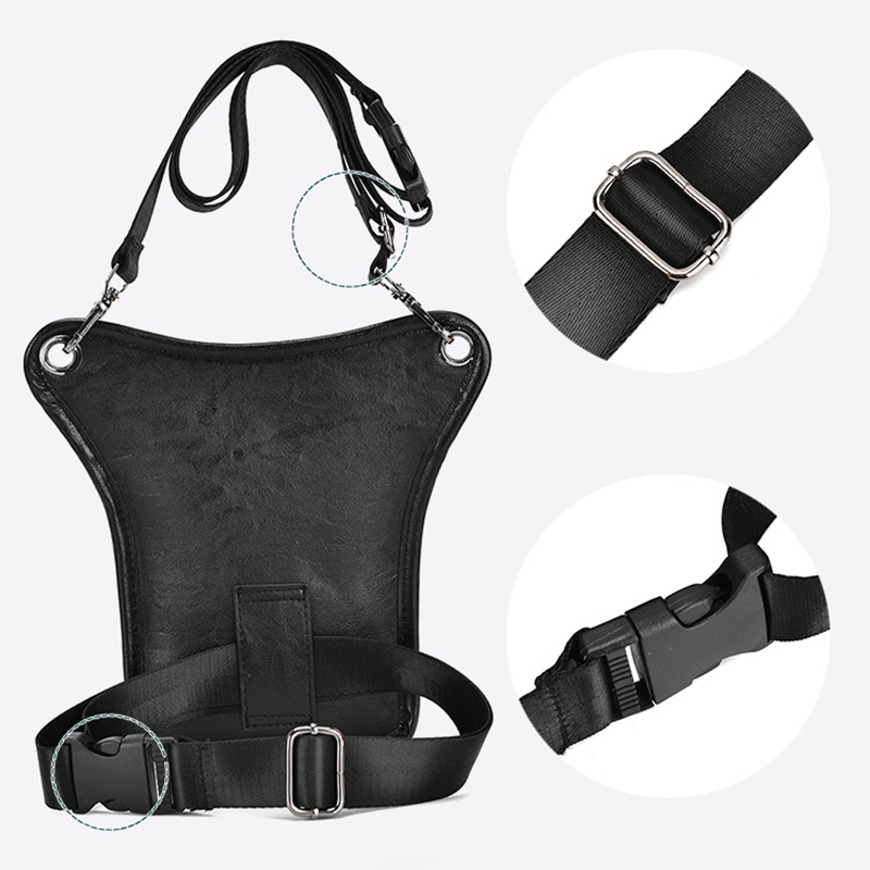 Vintage Pu Leather Waist Pack  - مراجعة Cycling Commute Bag وسعره