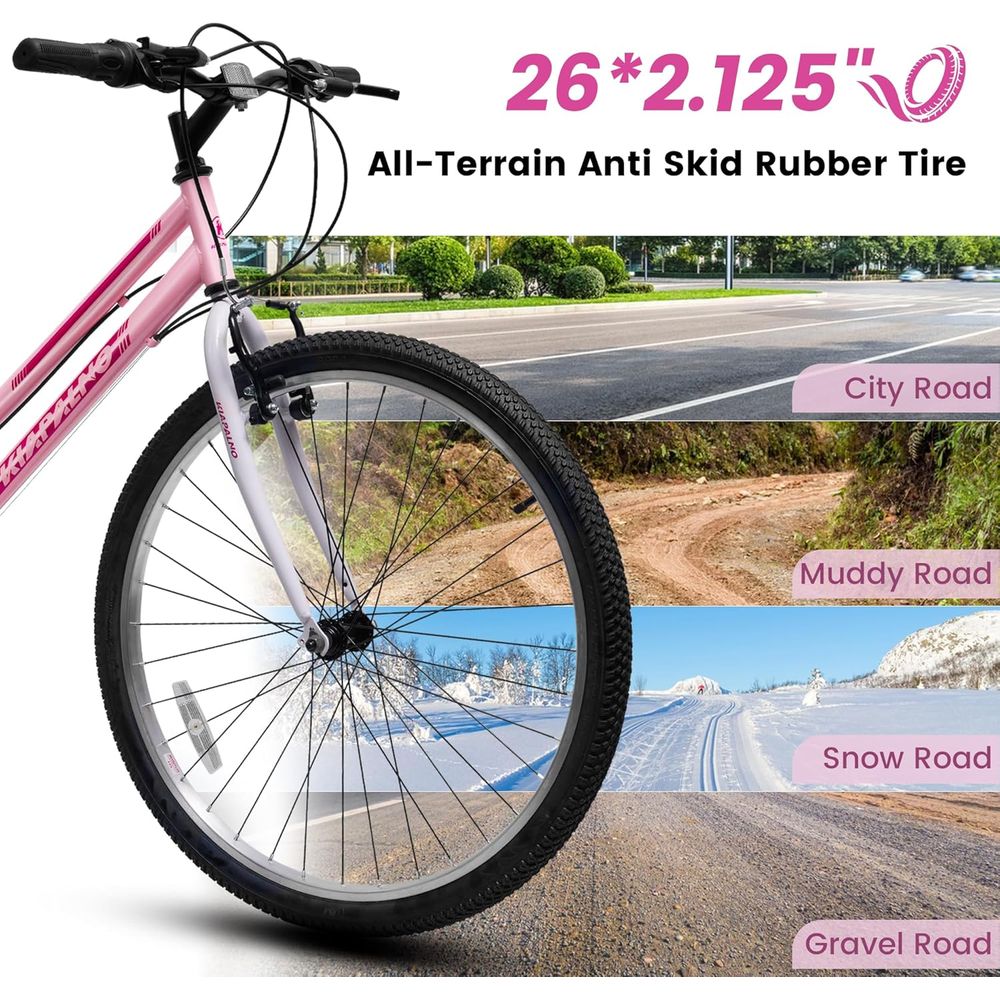 21-Speed 24/26 Inch Women's Mo - مراجعة Cycling Commuting وسعره