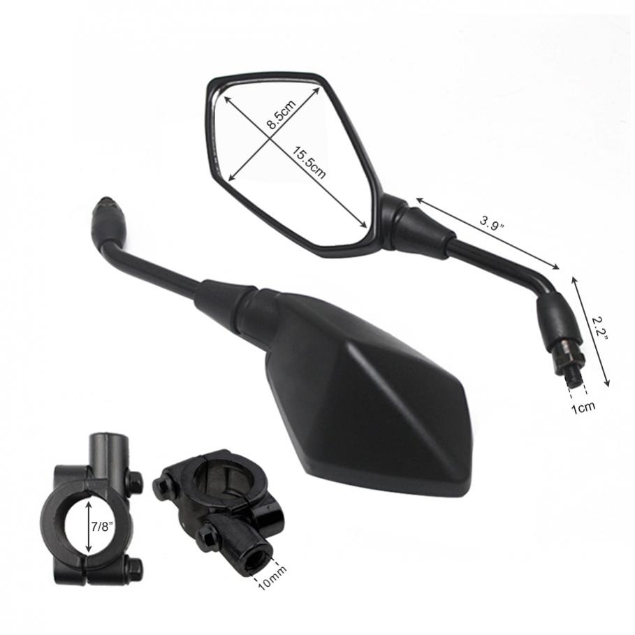 2Pcs Universal Motorcycle Conv - مراجعة Mirror Handlebar Convex وسعره