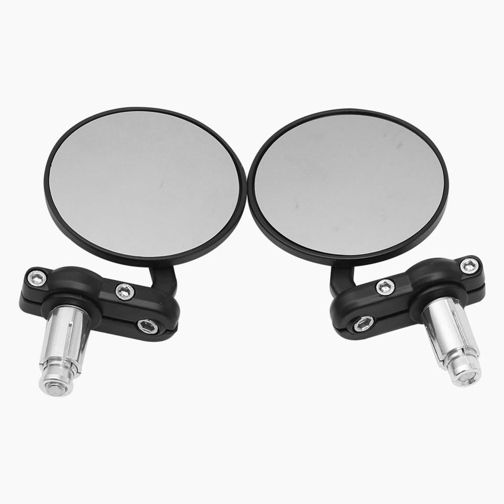 2pcs Motorcycle Mirror Round B - مراجعة Mirror Handlebar Convex وسعره